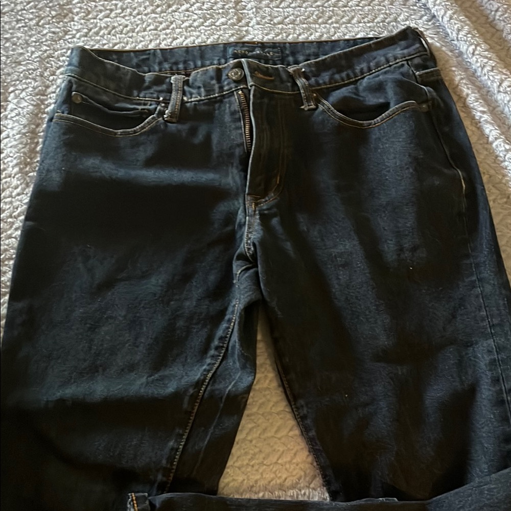 Aeropostale Blue Slim Straight Jeans Classic Denim